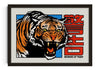 Beware of Tiger contemporary wall art print by Othman Zougam - sold by DROOL