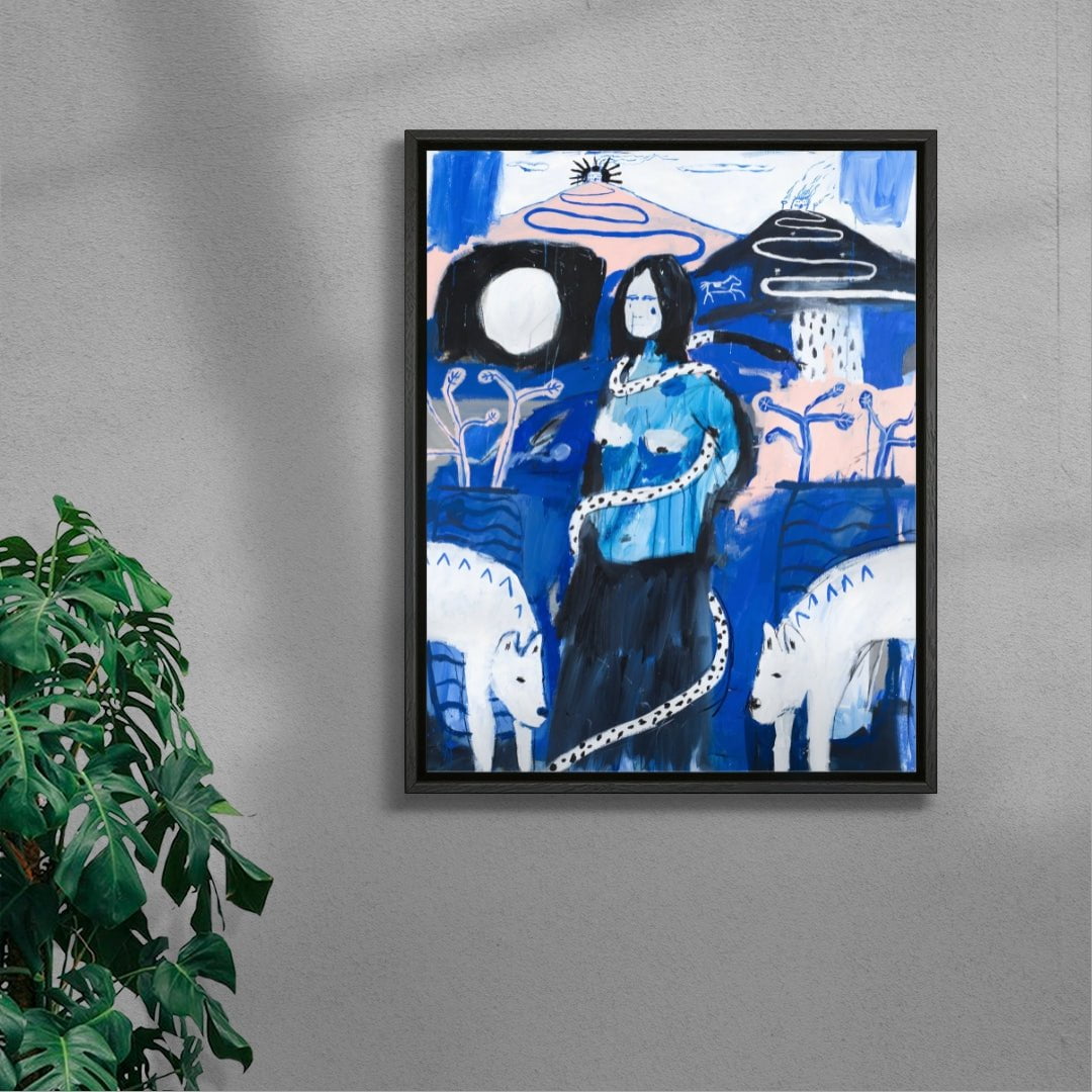 The snowdonia temptress contemporary wall art print by Billy Bagilhole - sold by DROOL