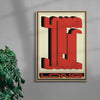 Long contemporary wall art print by Sheyi Adebayo - sold by DROOL