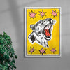 Cougar contemporary wall art print by Caitlin Flood-Molyneux - sold by DROOL