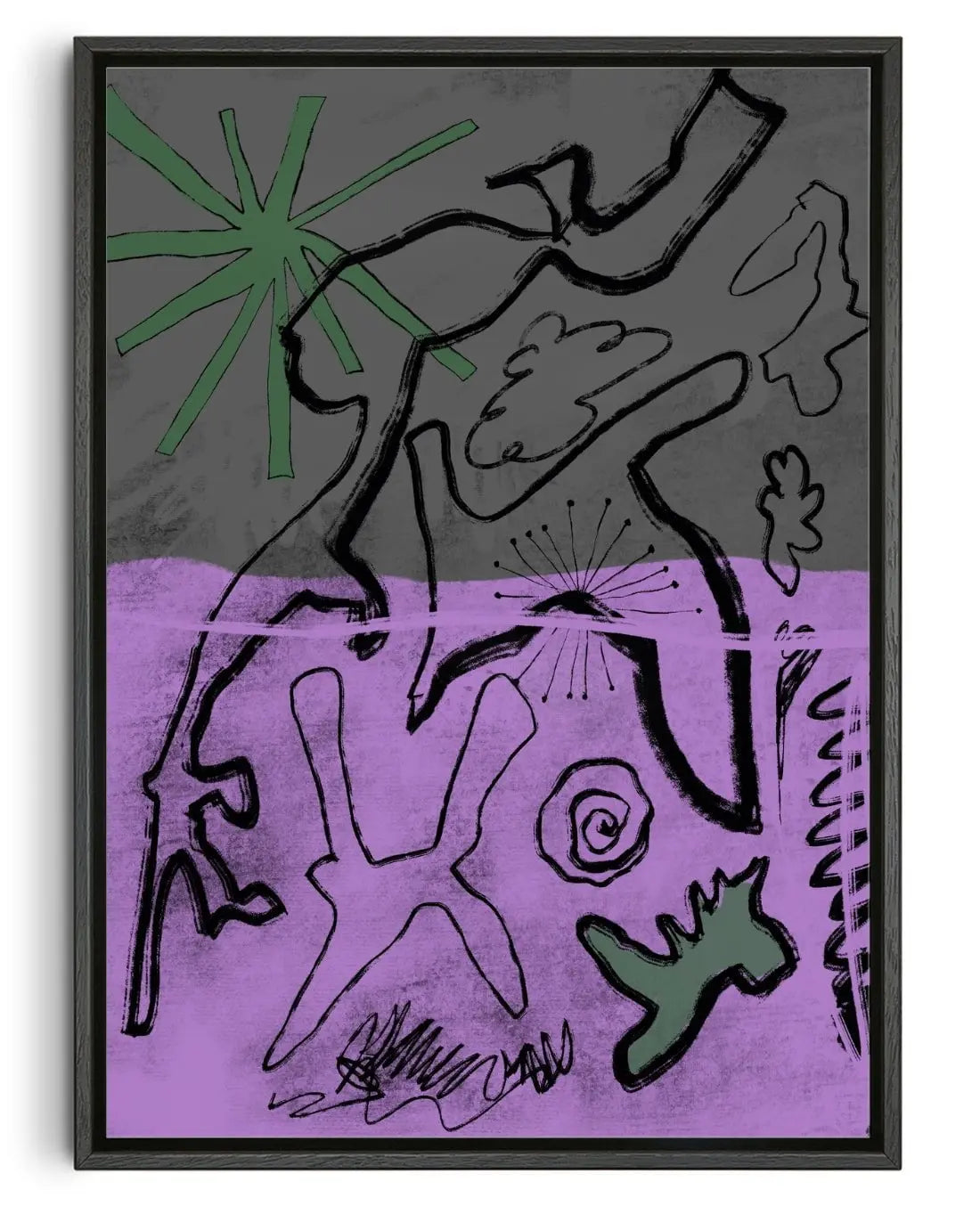 Toy Box contemporary wall art print by Laurie Campbell - sold by DROOL