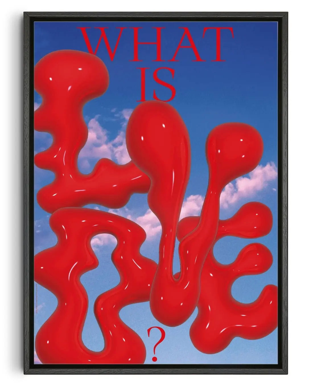 What is Love? contemporary wall art print by Sara Cristina Moser - sold by DROOL