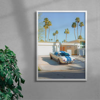 Thumbnail for Mustang Paradise contemporary wall art print by Deston Isas - sold by DROOL