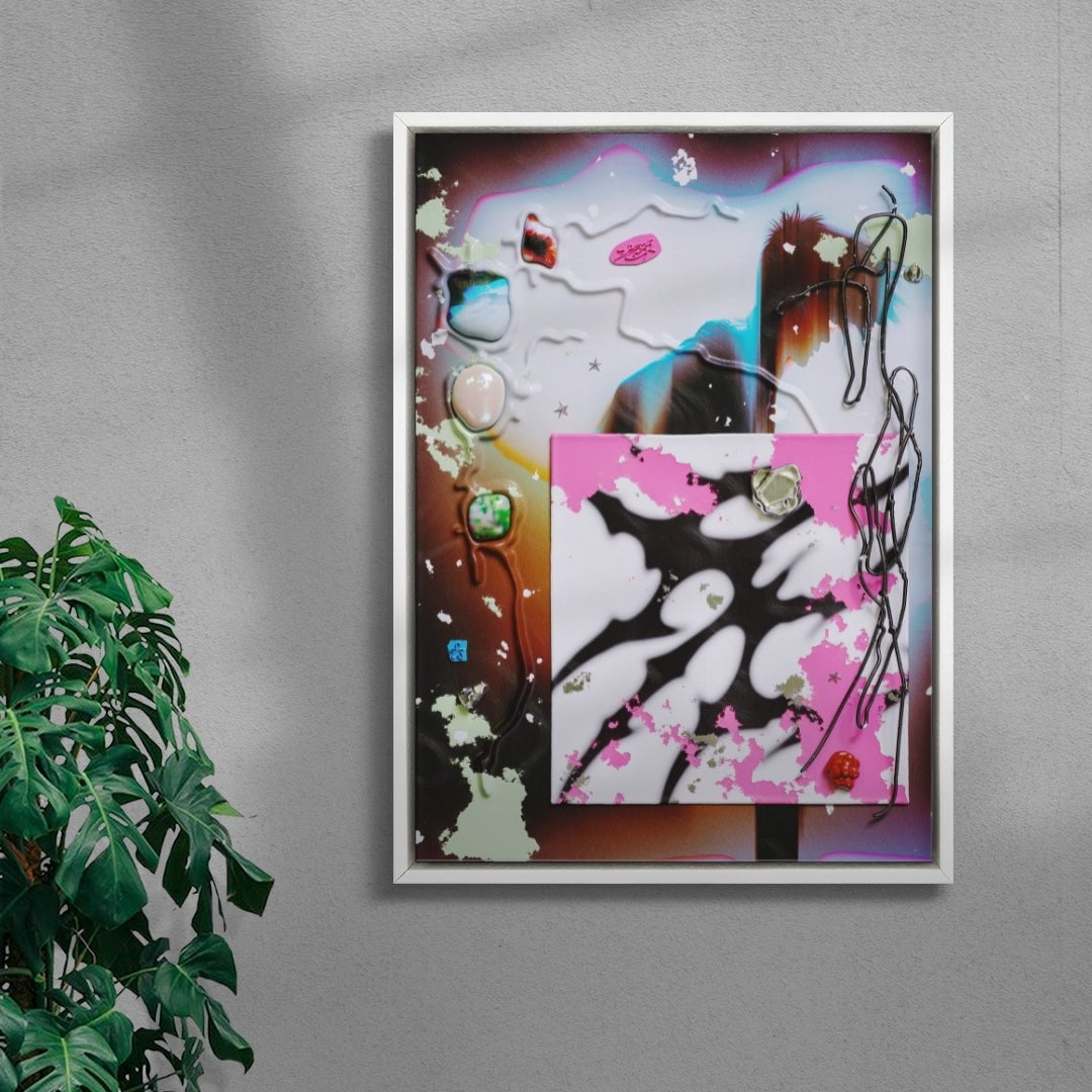 Running Away contemporary wall art print by Kitasavi - sold by DROOL
