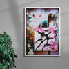 Running Away contemporary wall art print by Kitasavi - sold by DROOL
