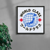 World Class contemporary wall art print by Othman Zougam - sold by DROOL