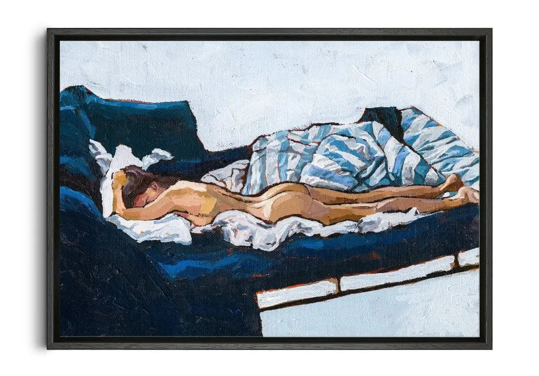Laisse tomber les filles contemporary wall art print by Sophie Goudman-Peachey - sold by DROOL
