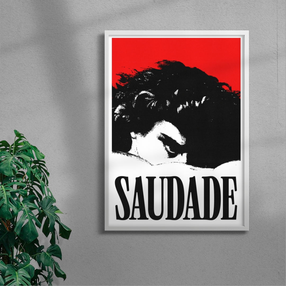 Saudade contemporary wall art print by Utsav Verma - sold by DROOL
