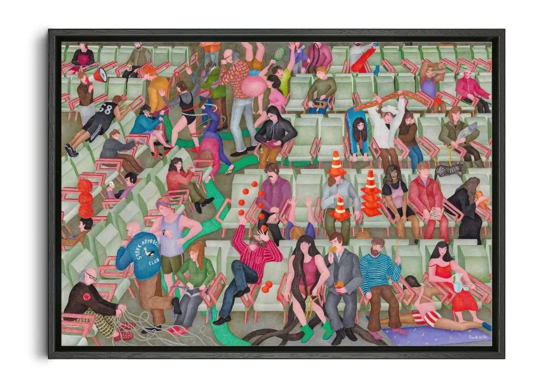 World Records' Waiting Room contemporary wall art print by Daukantė - sold by DROOL