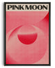 Load image into Gallery viewer, Pink Moon contemporary wall art print by Henry M. - sold by DROOL