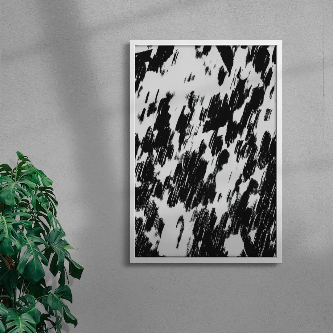 Ink Drift contemporary wall art print by Omar Belattar - sold by DROOL