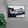 Laisse tomber les filles contemporary wall art print by Sophie Goudman-Peachey - sold by DROOL