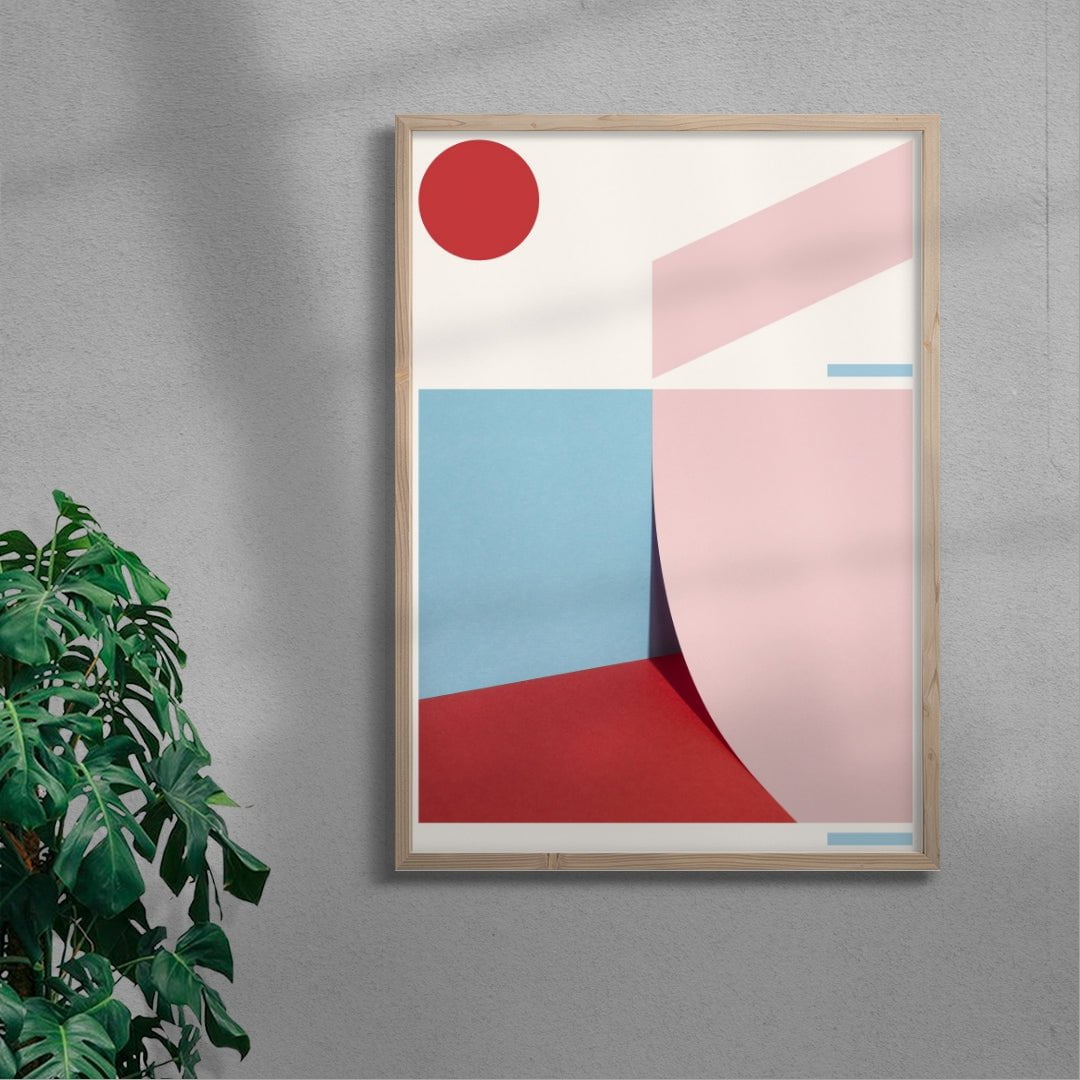 New Formalism I contemporary wall art print by Linus Lohoff - sold by DROOL