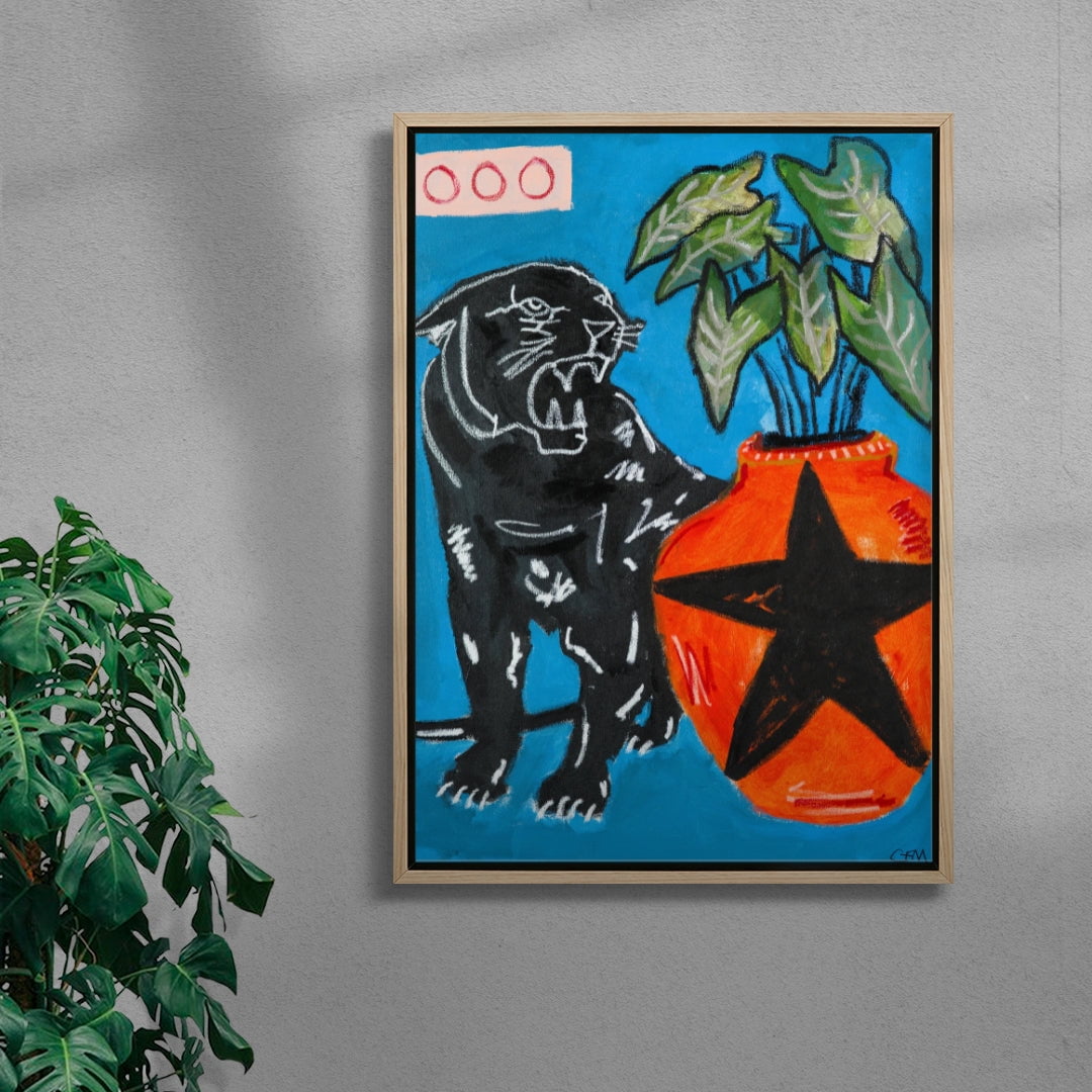 Staying Grounded contemporary wall art print by Caitlin Flood-Molyneux - sold by DROOL