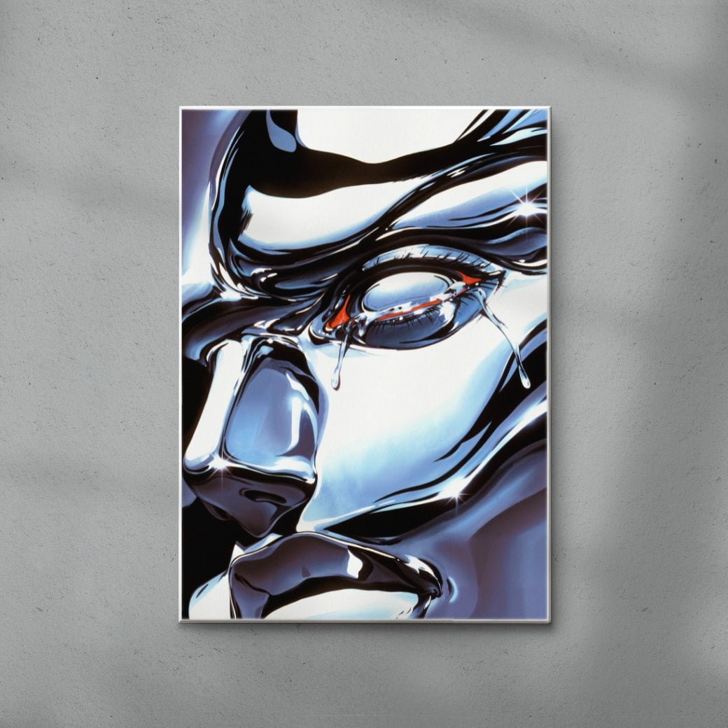 METAL MISERY contemporary wall art print by dolorsilentium - sold by DROOL