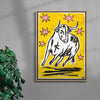 Flee contemporary wall art print by Caitlin Flood-Molyneux - sold by DROOL