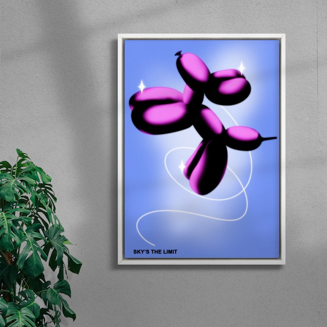 SKY'S THE LIMIT contemporary wall art print by GOOD OMEN - sold by DROOL