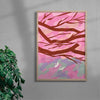 Fukuoka, Cherry Blossoms contemporary wall art print by Lily Kong - sold by DROOL