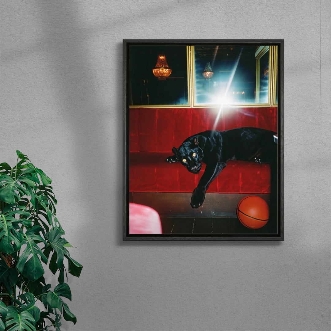 ALL IN. contemporary wall art print by Ces XC - sold by DROOL