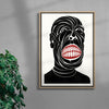 Third-party Debtee contemporary wall art print by Henrik Delehag - sold by DROOL