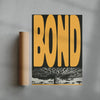 BOND contemporary wall art print by Sheyi Adebayo - sold by DROOL