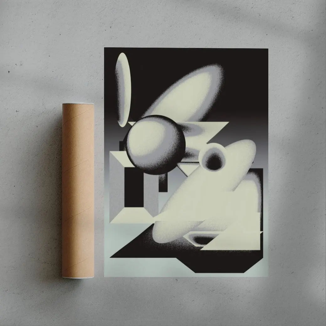 Neo Cubism contemporary wall art print by Casiel Checoni - sold by DROOL