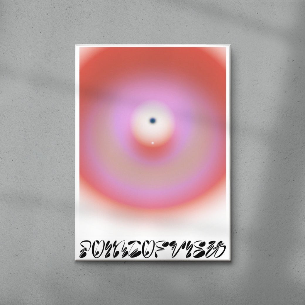 Point of view contemporary wall art print by Henry M. - sold by DROOL