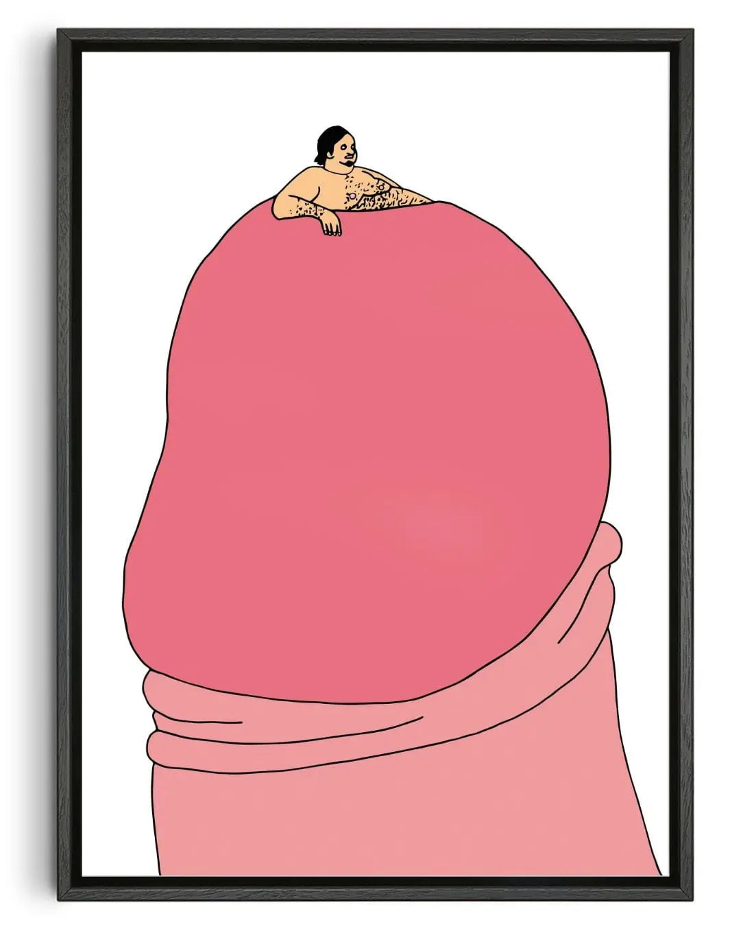 Cockbath contemporary wall art print by Donald Sanger - sold by DROOL