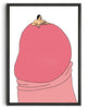 Cargar imagen en el visor de la galería, Cockbath contemporary wall art print by Donald Sanger - sold by DROOL