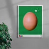 Huevos (Eggs) contemporary wall art print by Miguel Vides - sold by DROOL