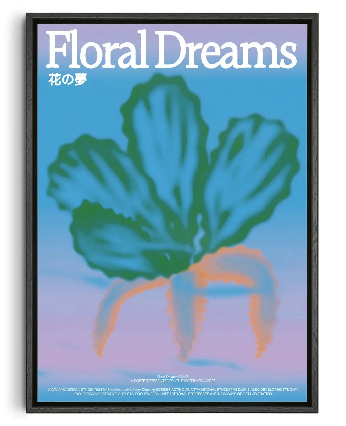 Floral Dreams contemporary canvas print by John Schulisch - sold by DROOL
