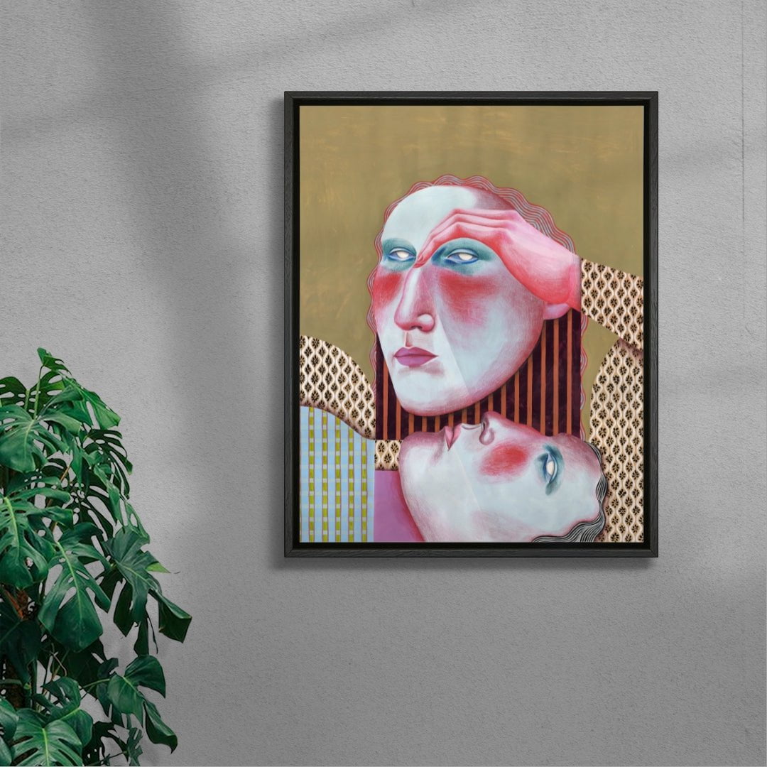 Dunes contemporary wall art print by Carla Petelski - sold by DROOL