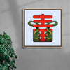 Venom contemporary wall art print by Othman Zougam - sold by DROOL