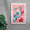 Cosmic Balance contemporary wall art print by Itamar Makover - sold by DROOL