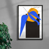 Chirp A contemporary wall art print by Floating Bstrd - sold by DROOL