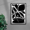 Potted plant 02 contemporary wall art print by Konrad Grafik - sold by DROOL