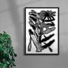 The Flower and the drops contemporary wall art print by Célestin Krier - sold by DROOL