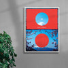 BREATHE contemporary wall art print by Eddie Loughran - sold by DROOL
