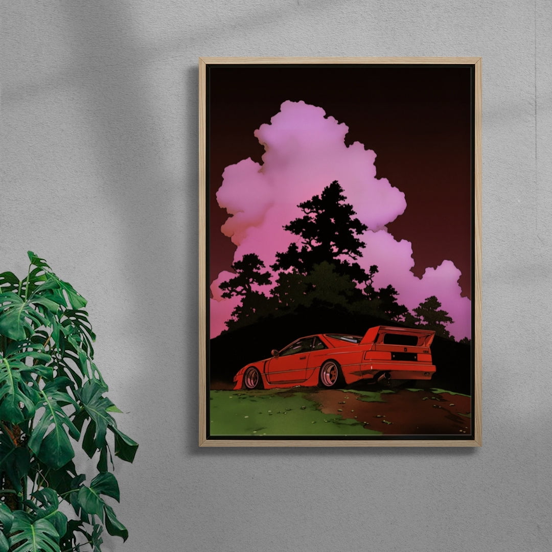 Zero Shift contemporary wall art print by dolorsilentium - sold by DROOL