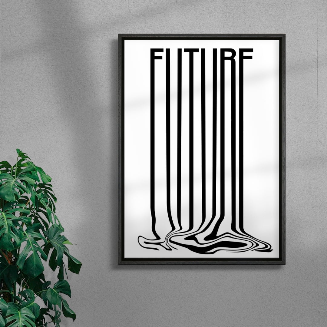 Future contemporary wall art print by Ignorance1 - sold by DROOL