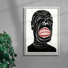 Third-party Debtee contemporary wall art print by Henrik Delehag - sold by DROOL