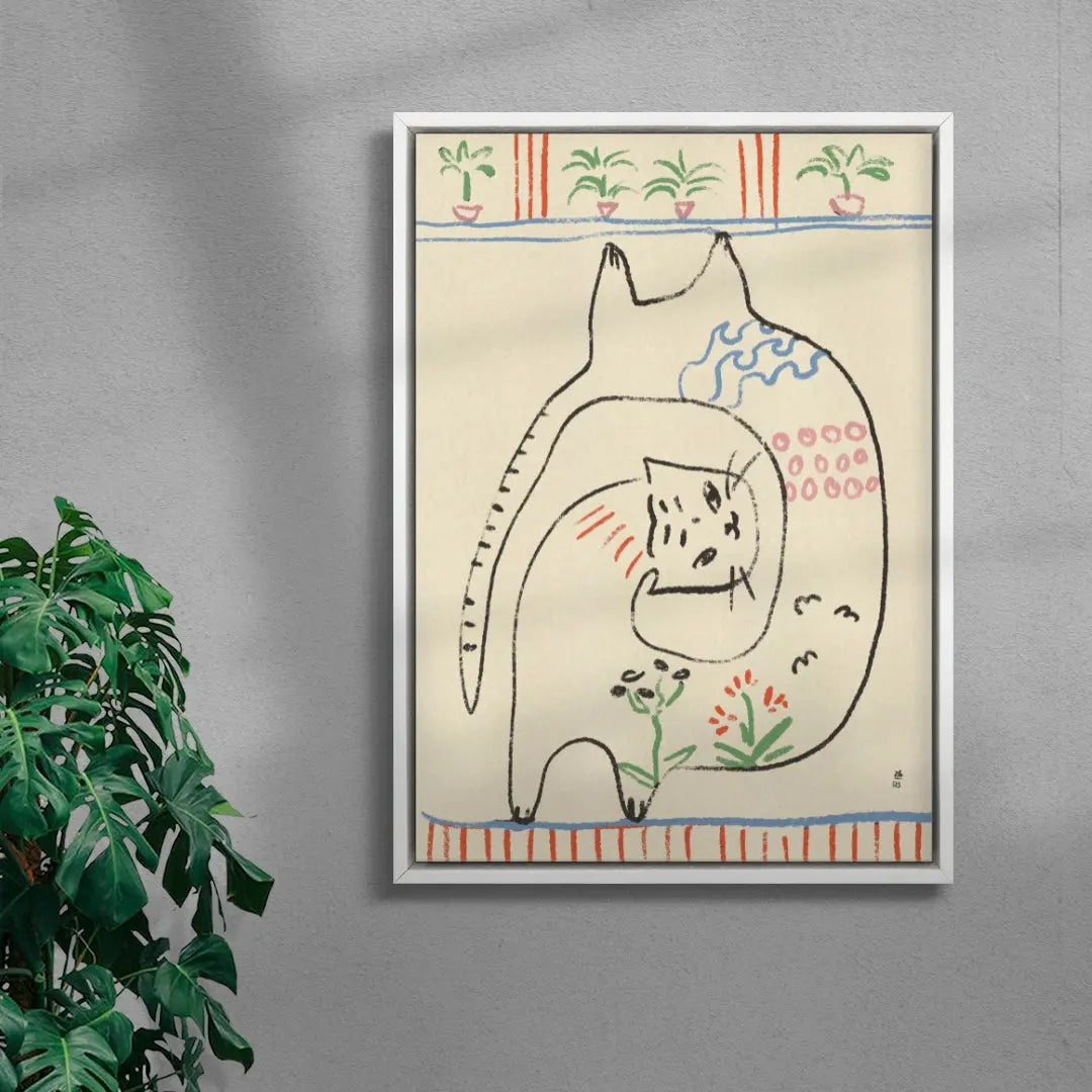 Playful Cats Illustration
