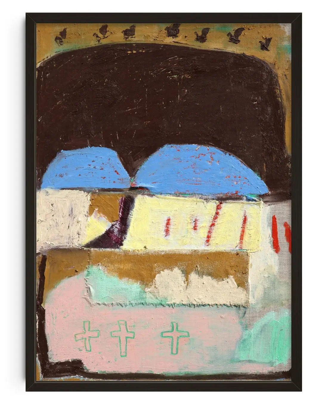What If Love Was Holy and War Was Obscene  contemporary art print by Eira Chidgey - sold by DROOL