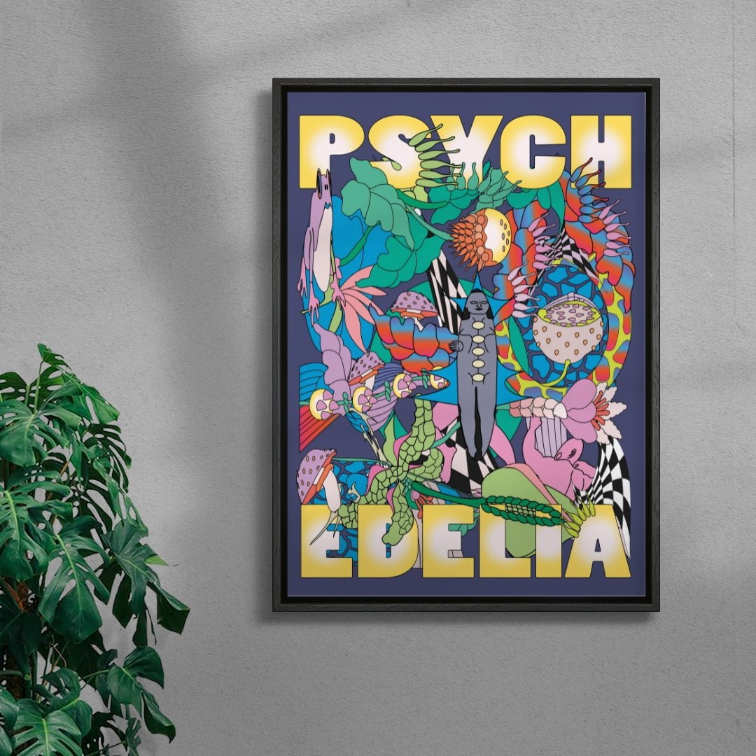 Psychedelia contemporary wall art print by Reza Hasni - sold by DROOL