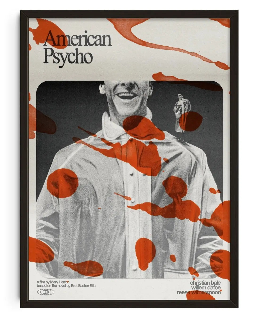 American Psycho contemporary wall art print by Justyna Frąckiewicz - sold by DROOL