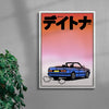 Ridge Racer Revolution (Dusk) contemporary wall art print by Will Da Costa - sold by DROOL