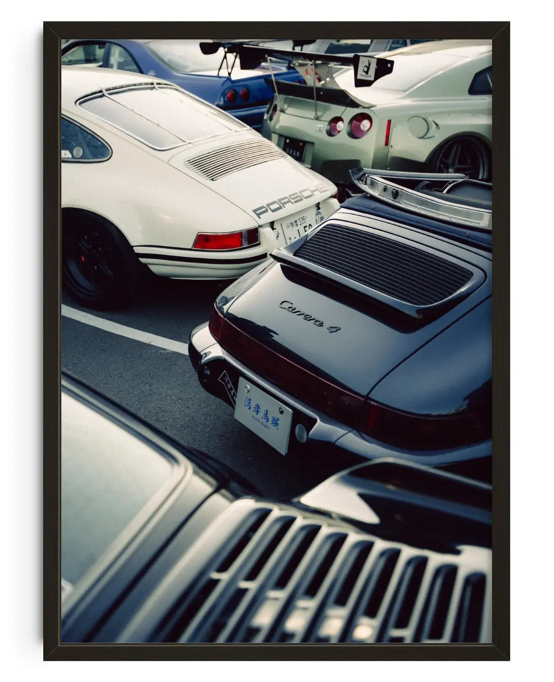Japan Car Culture Line Up contemporary art print by Chris Konrad - sold by DROOL