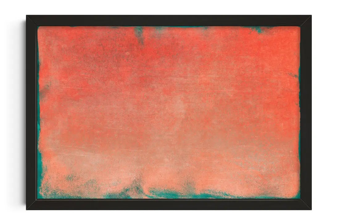 Minimal Abstract Orange 02 contemporary art print by amini54 - sold by DROOL