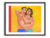 Load image into Gallery viewer, Le retour des amants de Rimini contemporary wall art print by Cépé - sold by DROOL