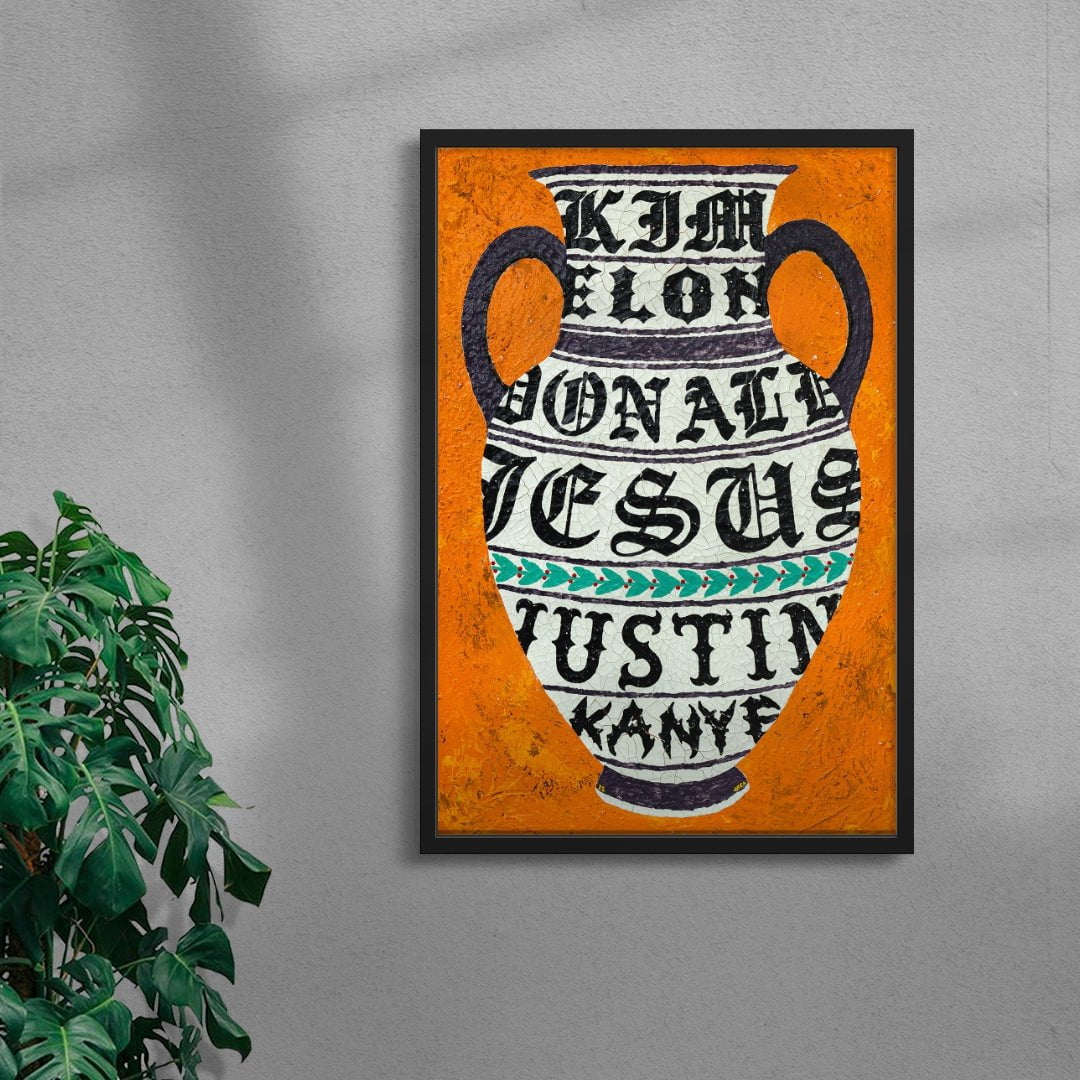 Pot 37 contemporary wall art print by Julien Jaca - sold by DROOL